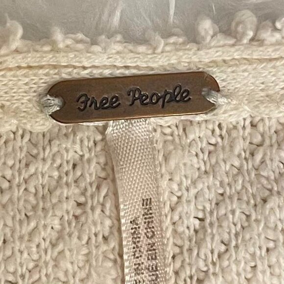 Free People Women's Popcorn Cropped Sweater - Picture 2 of 6